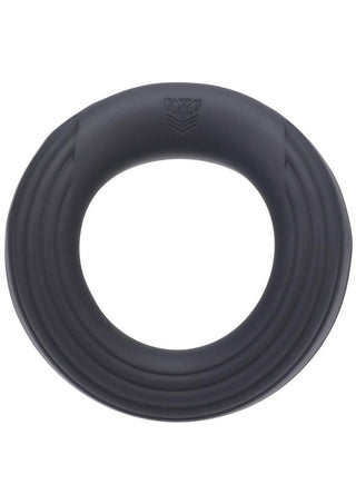 Fort Troff Rev Cock Throbber Rechargeable Silicone Cock Ring - Black