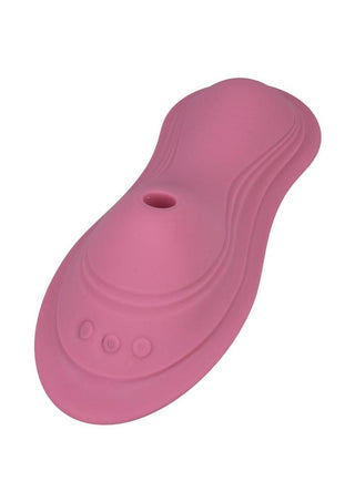 Iride Pleasure Seat Suck Rechargeable Silicone with Remote - Pink