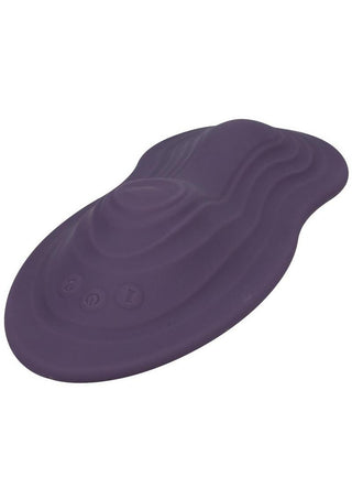Iride Pleasure Seat Throb Rechargeable Silicone with Remote - Purple