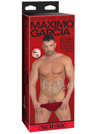 Signature Cocks Ultraskyn Maximo Garcia Dildo with Removable Suction Cup - Vanilla - 8.5in