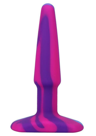 A-Play Groovy Silicone Anal Plug 4in - Fuschia - Magenta/Pink