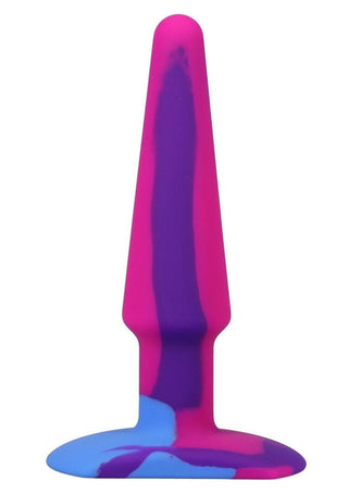 A-Play Groovy Silicone Anal Plug 5in - Fuschia - Magenta/Pink
