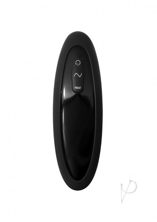 Anal Fantasy Elite Silicone Rechargeable P Motion Massager Waterproof - Black