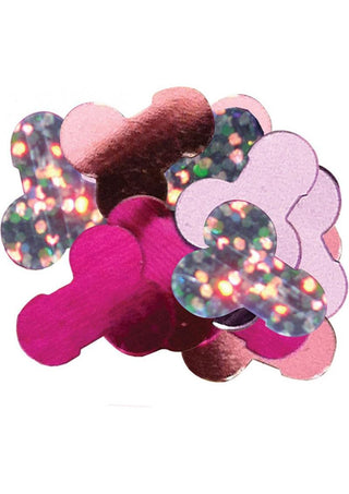 Bachelorette Mylar Party Pecker Confetti - Multicolor - Jumbo