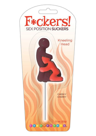 Candyprints F*ckers Sex Position Sucker Kneeling Head - Cheeky - Cherry