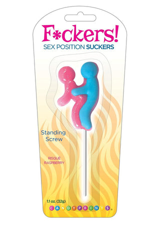 Candyprints F*ckers Sex Position Sucker Standing Screw - Risque - Raspberry
