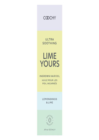 Coochy Ultra Soothing Lime Yours Ingrown Hair Oil Lemongrass Lime - .5oz.