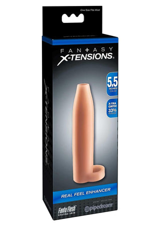 Fantasy X-Tensions Real Feel Enhancer Sleeve - Vanilla - 5.5in