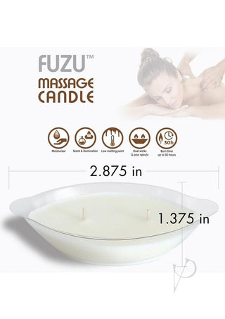 Fuzu Massage Candle Warm Vanilla - 4oz