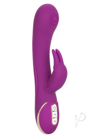 Jack Rabbit Signature Silicone Thumping Rabbit Vibrator Multi Function USB Rechargeable Waterproof - Purple