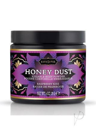Kama Sutra Honey Dust Kissable Body Powder Raspberry Kiss - 6oz