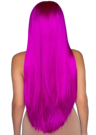 Leg Avenue Long Straight 33 Center Part Wig - Raspberry/Red - One Size