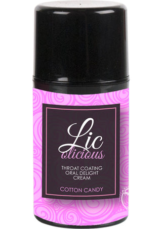 Licolicious Throat Coating Oral Delight Cream Cotton Candy - 1.7oz
