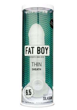 Perfect Fit Fat Boy Thin Sheath - Clear - 6.5in