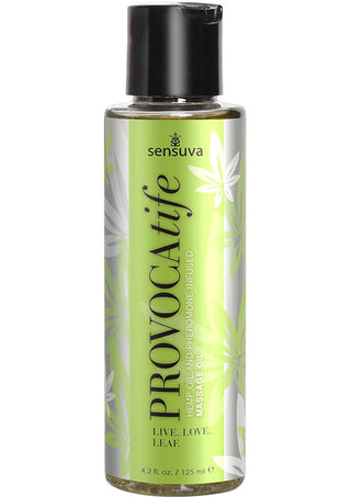 Provocatife Hemp Oil and Pheromone Infused Massage Oil - 4.2oz
