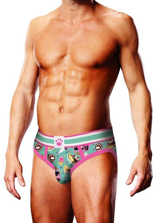 Prowler Sundae Brief - Blue/Pink - Small