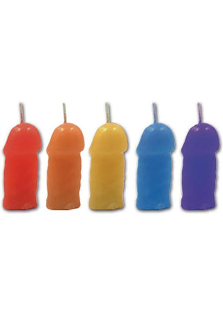 Rainbow Pecker Party Candles