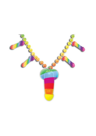 Rainbow Pecker Whistle Necklace - Multicolor