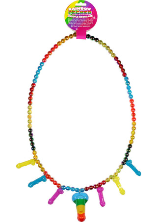 Rainbow Pecker Whistle Necklace - Multicolor
