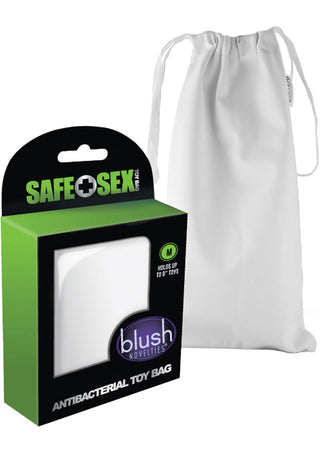 Safe Sex Antibacterial Toy - White - Medium - Bag