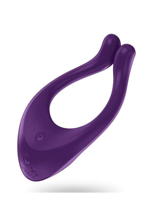Satisfyer Endless Love Silicone Magnetic USB Recharge Multifunctional Vibrator Waterproof - Purple