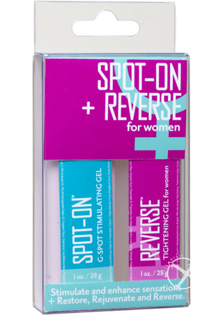 Spot On and Reverse For Women Stimulant and Enhancer Kit - 2 Per Set