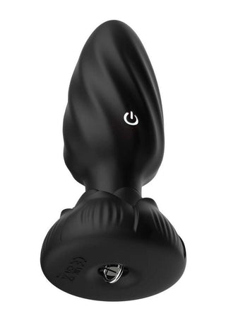 Atomic Rotating Vibrating Rechargeable Silicone Plug with Remote Control