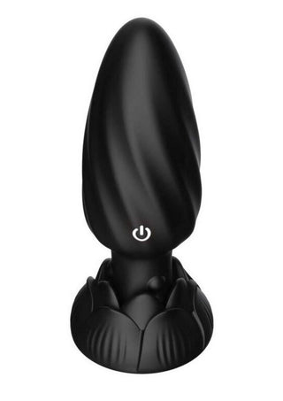 Atomic Rotating Vibrating Rechargeable Silicone Plug with Remote Control