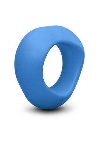 B-Vibe Flex Ring Delta Silicone Cock Ring - Blue