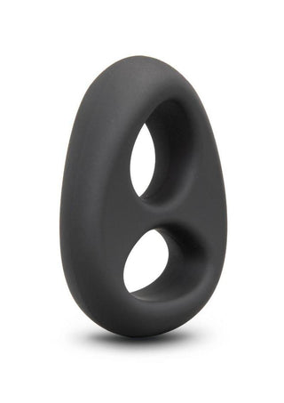 B-Vibe Flex Ring Eight Silicone Cock Ring - Black