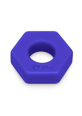 B-Vibe Flex Ring Hex Silicone Cock Ring