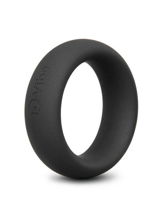 B-Vibe Snug Ring Silicone Cock Ring - Black - 40mm