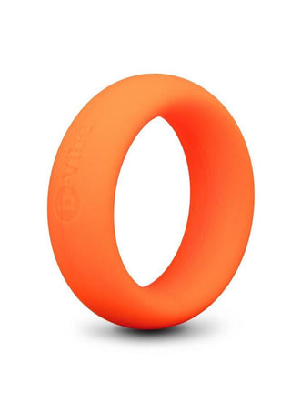 B-Vibe Snug Ring Silicone Cock Ring - Orange - 40mm