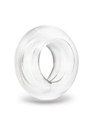 B-Vibe Stretch Tech Choke Cock Ring - Clear