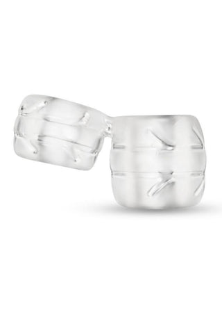 B-Vibe Stretch Tech Double Barrel Ultra Stretchy Cock Ring and Ball Stretcher