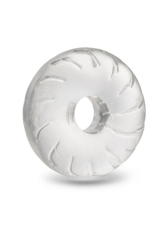 B-Vibe Stretch Tech Drive Ultra Stretchy Cock Ring - Clear