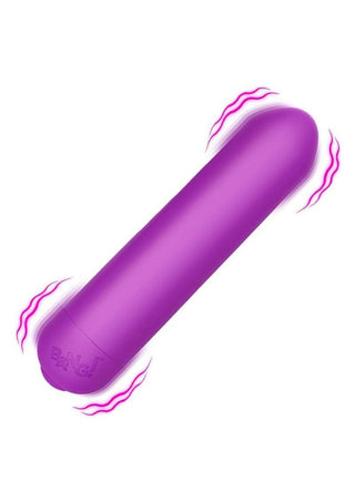 Bang Bullet Rechargeable Silicone Vibrator - Purple