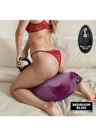 Bedroom Bliss Wild Ride Rocking Saddle Rechargeable Sex Machine with Remote