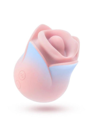 Blush Collection Kissing Rose Rechargeable Silicone Clitoral Stimulator