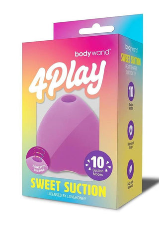Bodywand 4play Sweet Suction Rechargeable Clitoral Stimulator - Purple