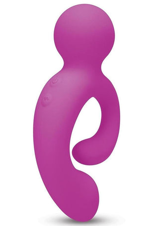 Bodywand Triple Play Threeplay Pro Rechargeable Silicone Triple-Stim Wand Massager