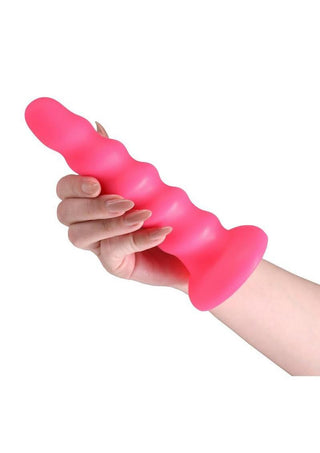 Colours Twist Silicone Dildo with Suction Cup