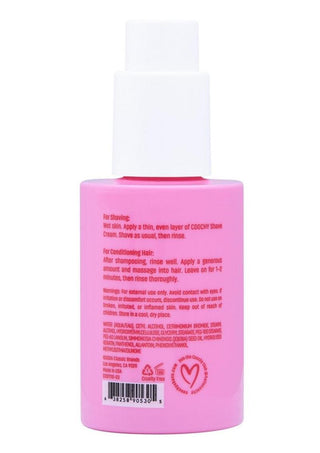 Coochy Shave Cream Au Natural 16oz Refill Size