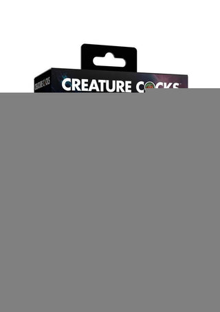 Creature Cocks Crawler Silicone Butt Plug - Multicolor - Medium