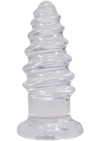 Crystal Jellies Anal Twist - Clear - 7in