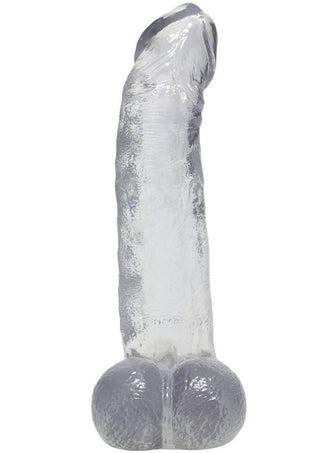 Crystal Jellies Curved Realistic Cock with Balls