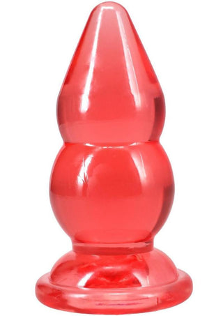 Crystal Jellies Double Pop Plug - Pink - 6in