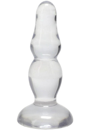 Crystal Jellies Novice Pop Plug - Clear - 4in