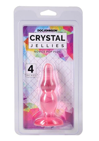 Crystal Jellies Novice Pop Plug - Pink - 4in