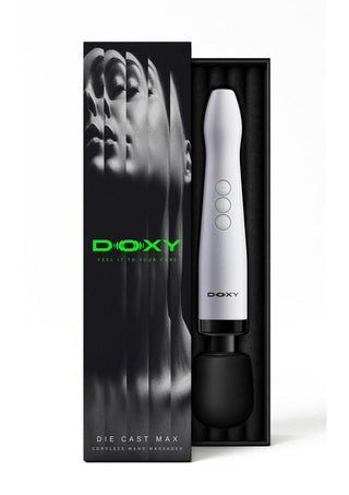 Doxy Die Cast Max Rechargeable Cordless Body Wand - White